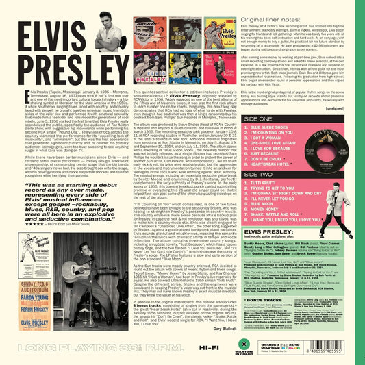 Elvis Presley Debut Album LP Vinile Edizione Limitata Colorato Green