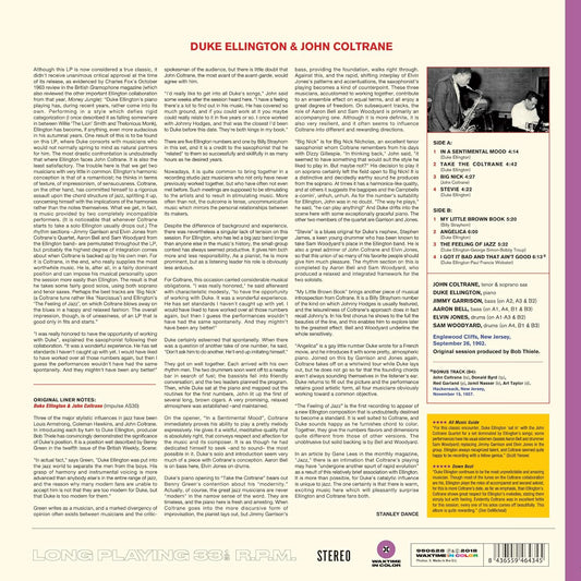 Duke Ellington / John Coltrane Duke Ellington And John Coltrane LP Vinile Edizione Limitata Colorato Purple