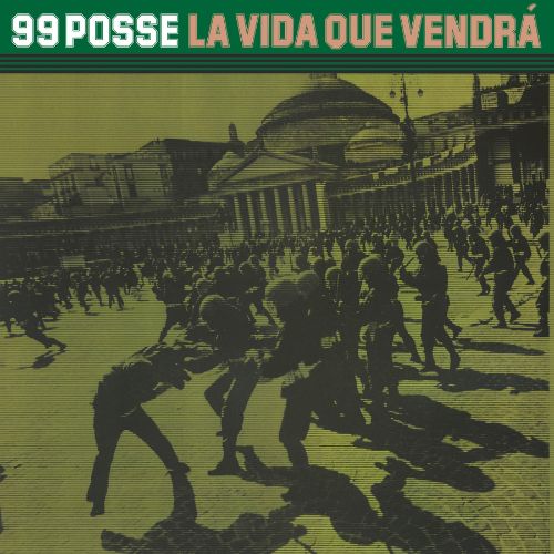 99 Posse La Vida Que Vendrà Doppio Vinile Lp Colorato Verde Mix Giallo e Bianco Con Remix