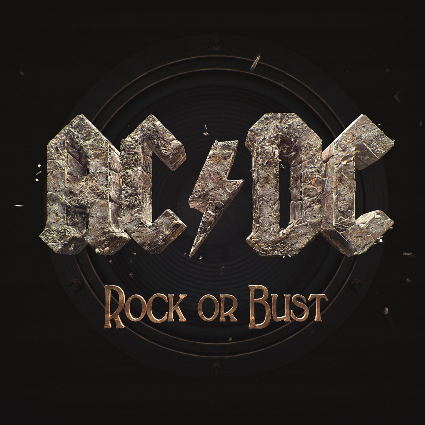AC/DC - ROCK OR BUST - 50TH ANNIVERSARY - GOLD COLOURED VINYL - LIMITATO