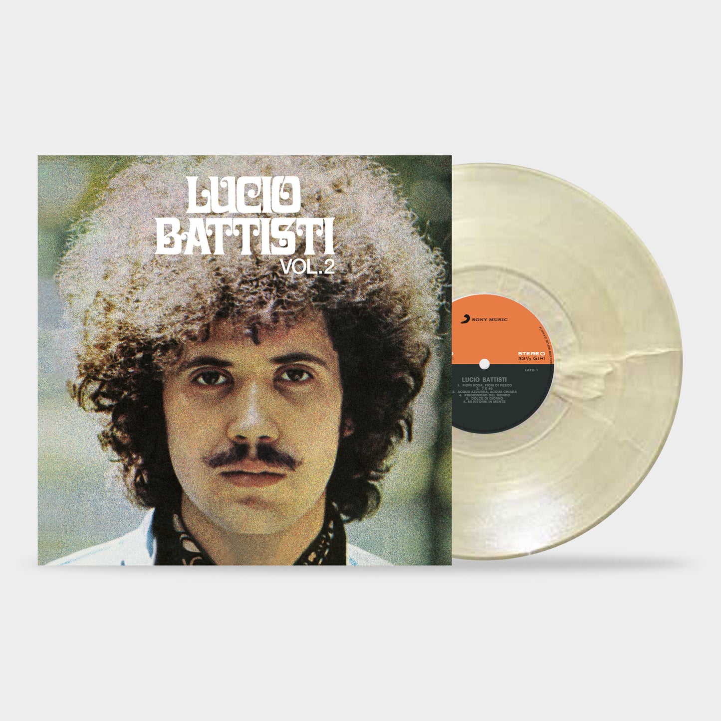 LUCIO BATTISTI - VOL.2 - VINILE - 180 GR. - TRASPARENTE CON VENATURE BIANCHE - LIMITATO