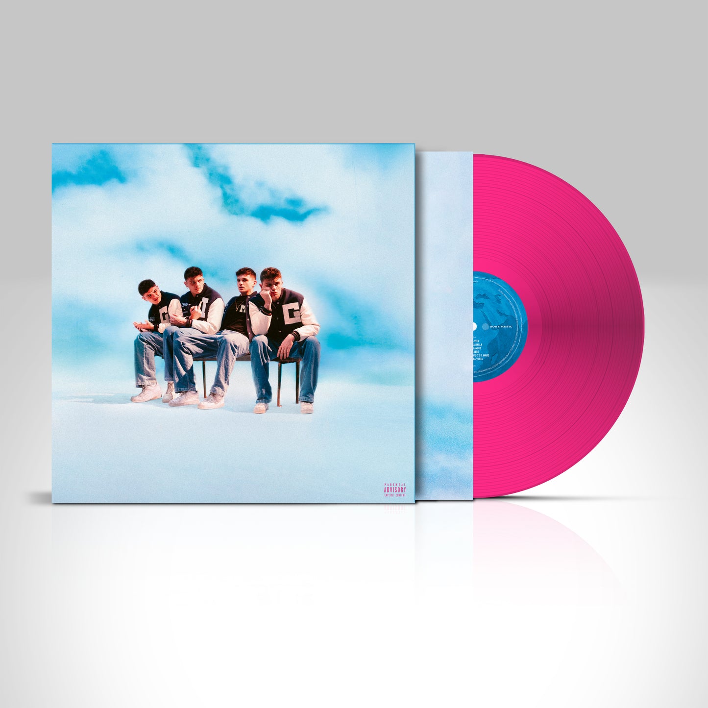 Olly Gira il mondo gira LP Vinile Colorato Fucsia
