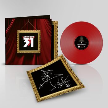 Articolo 31 Protomaranza Vinile Rosso Autografato Limitato