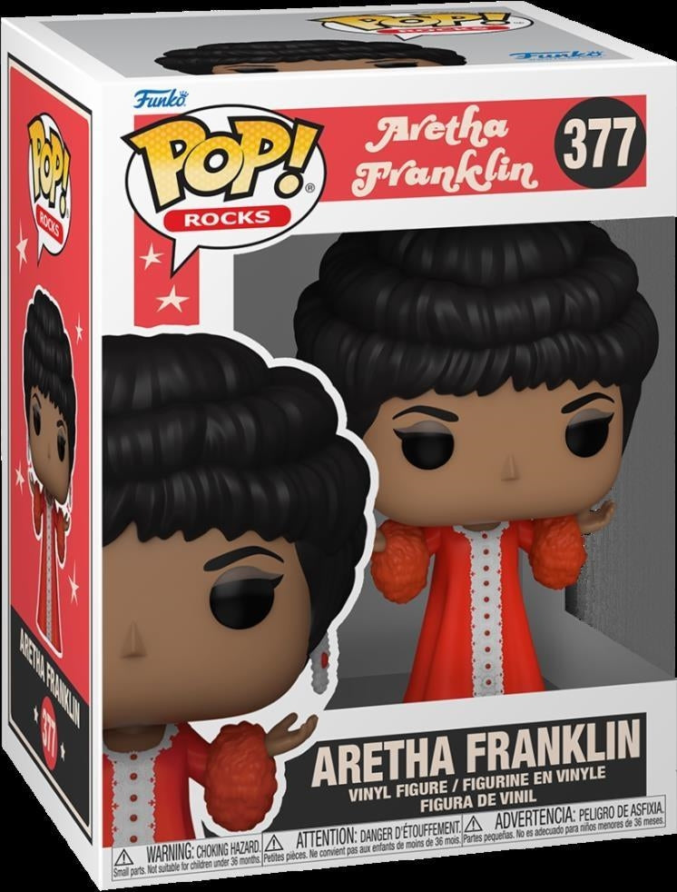 Funko Pop Aretha Franklin Rocks Vinyl Figure