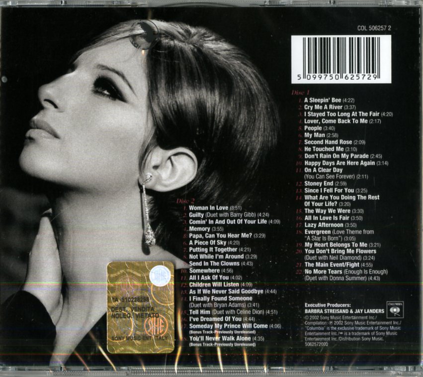 Barbra Streisand The Essential Doppio CD