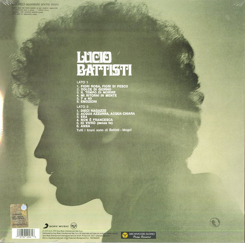 Lucio Battisti – Emozioni | LP vinile nero 180 g | In offerta