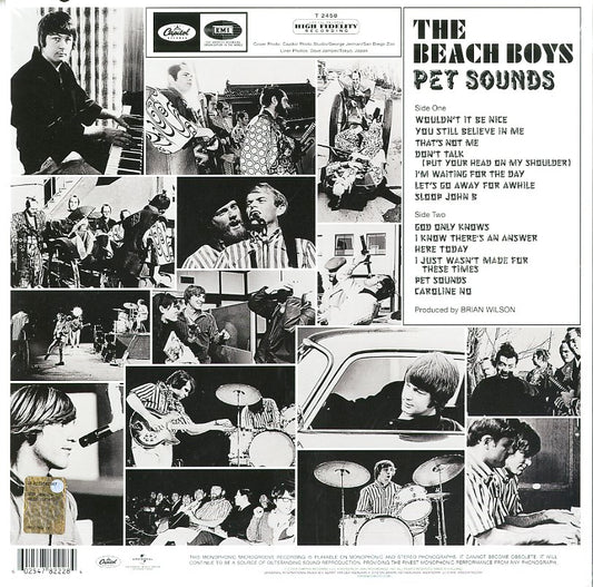 Beach Boys Pet Sounds 50Th Anniversario LP Mono