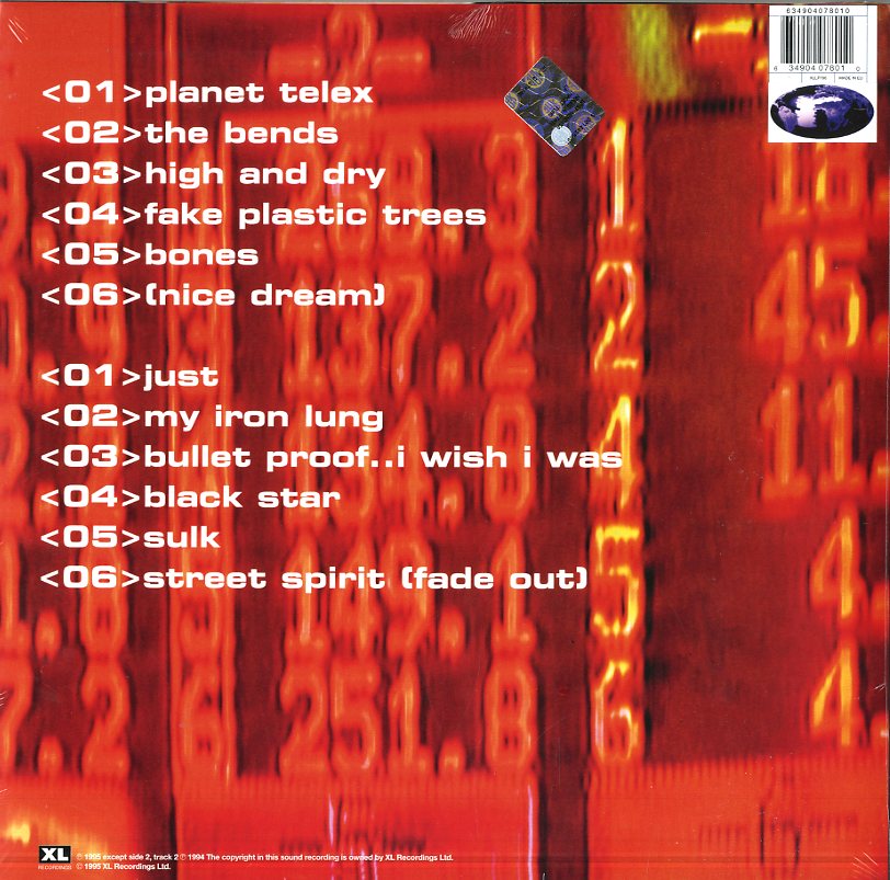 Radiohead The Bends Vinile Nero