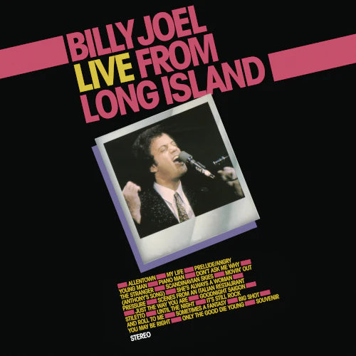 Billy Joel Live From Long Island 3 LP Vinile Edizione Limitata Black Friday 2025 Pre-Order dal 28/11