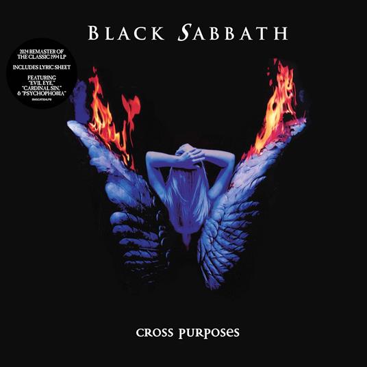 Black Sabbath Cross Purposes Vinile Nero Rimasterizzato Limitato