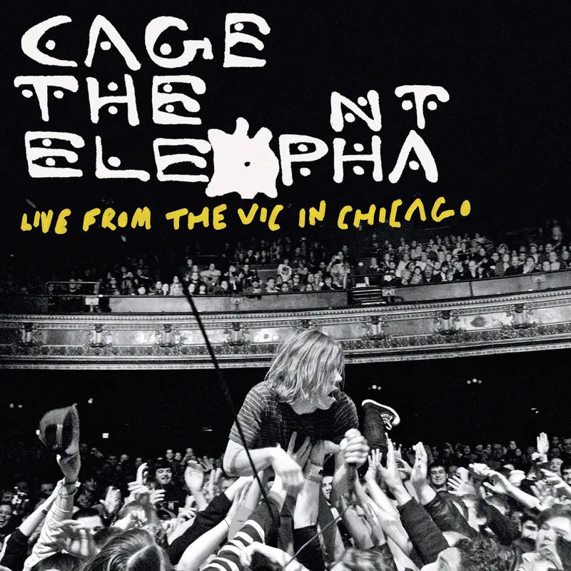 Cage The Elephant Live From The Vic In Chicago 2 LP Vinile Colorato giallo con schizzi neri Edizione Limitata Black Friday 2025 Pre-Order dal 28/11