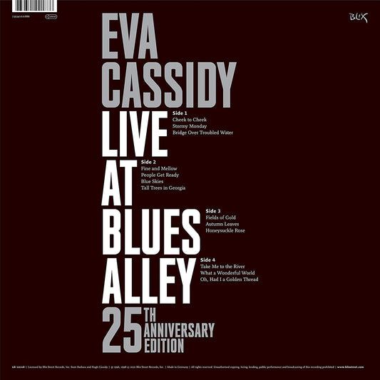 Eva Cassidy Live At Blues Alley 25Th Anniversario Doppio Vinile Nero 180Gr.