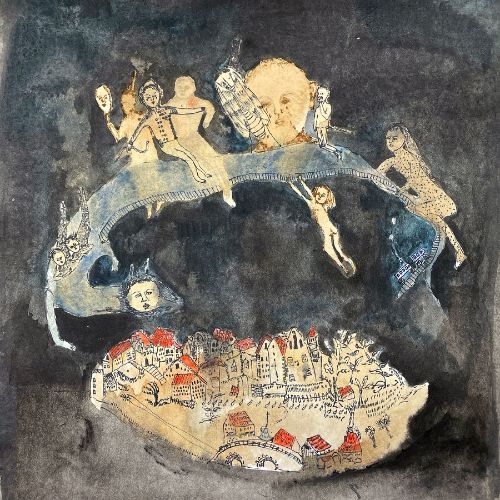 Chiello Scarabocchi Vinile Nero