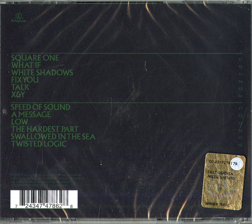 Coldplay X&Y CD