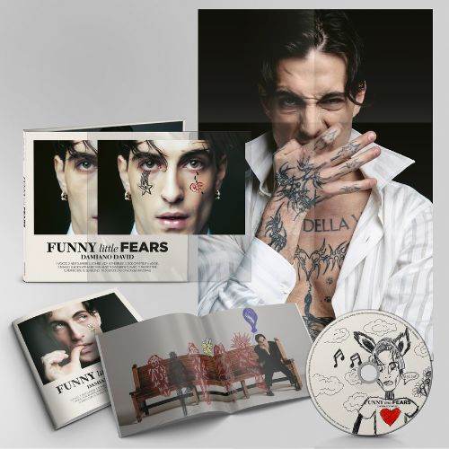Damiano David Funny Little Fears - Deluxe Cd: Single Disc In Softpack With 2 Booklets + Poster