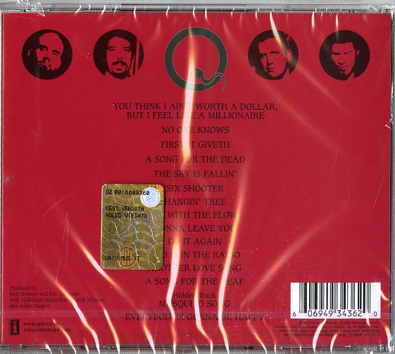 Queens Of The Stone Age Songs For The Deaf CD