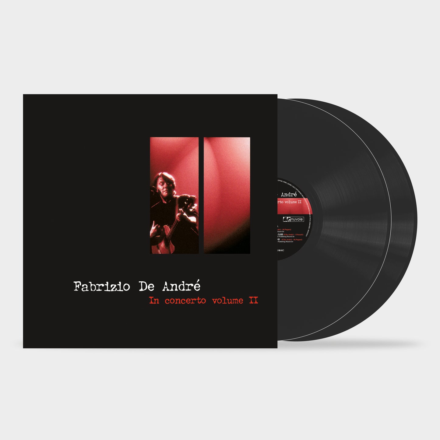 Fabrizio De Andre' In Concerto Volume Due Doppio LP Vinile Nero 180 Gr.