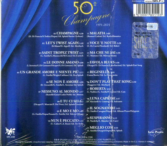 Peppino Di Capri 50° Champagne (1974-2024) Cd