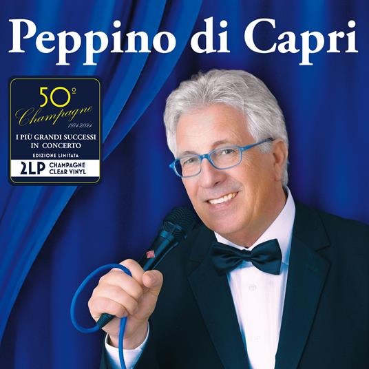 Peppino Di Capri 50° Champagne (1974-2024) Doppio Vinile Trasparente Limitato