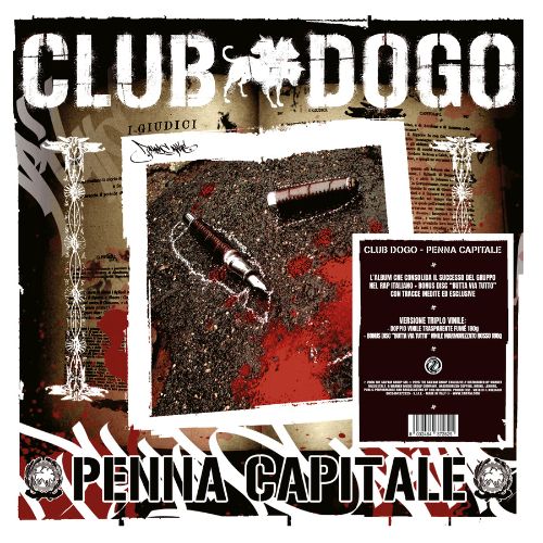 Club Dogo Penna Capitale Doppio Vinile Trasparente Fume + Vinile Marmorizzato Rosso