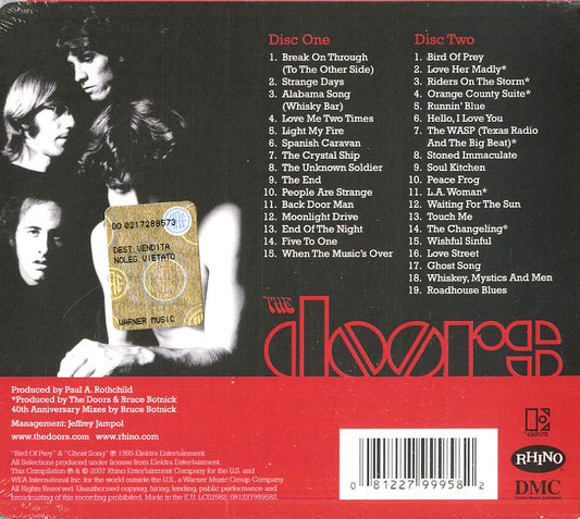 The Doors The Very Best Of Doppio Cd