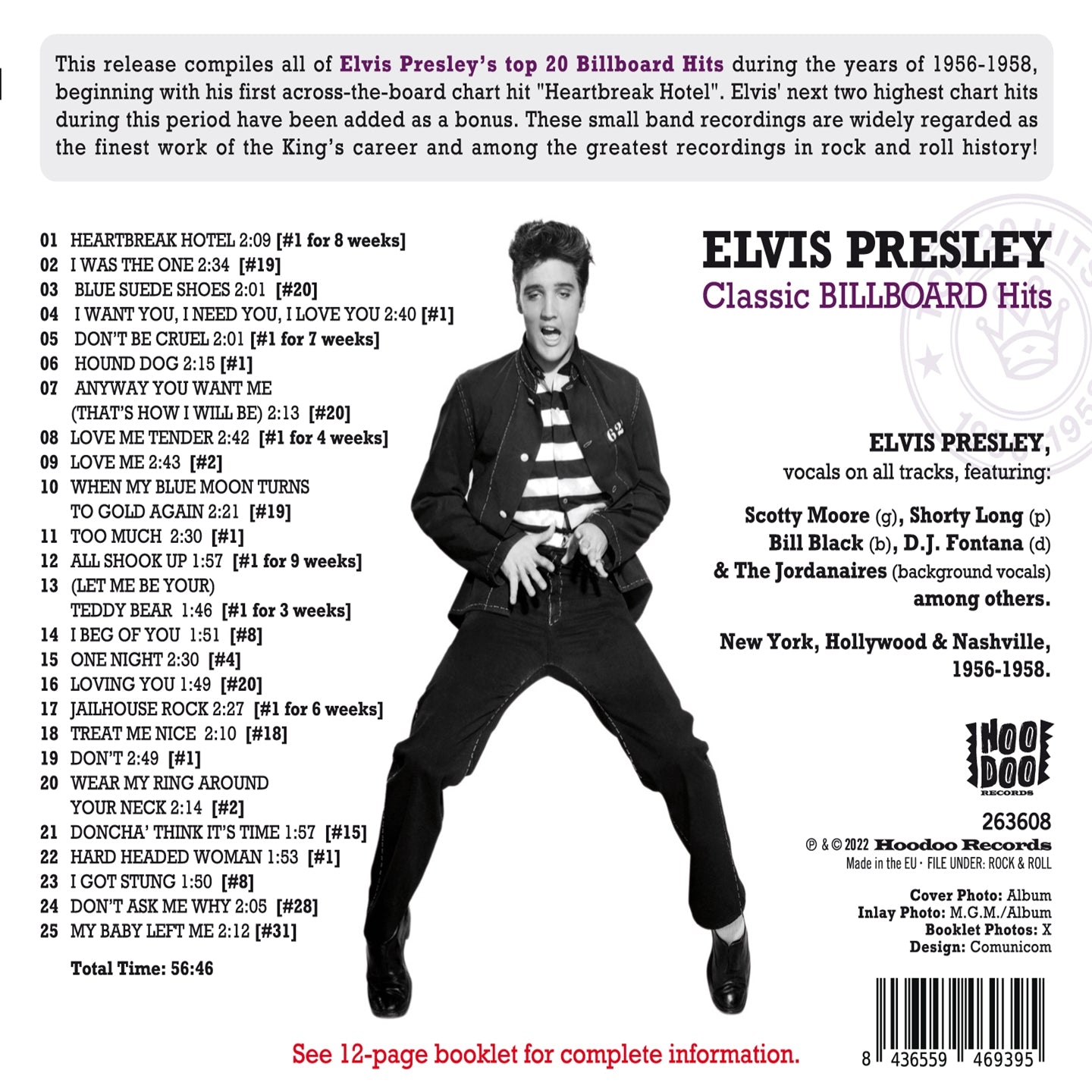 Elvis Presley Classic Billboard Hits Cd
