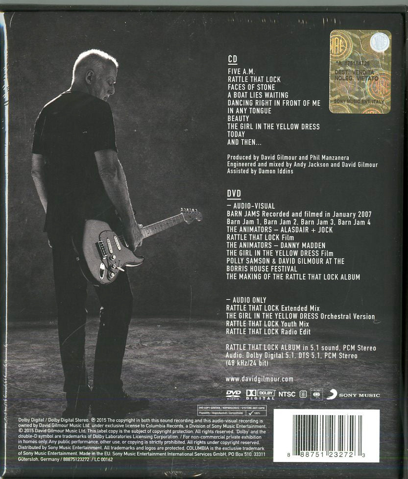David Gilmour Rattle That Lock CD + DVD Box Deluxe Edition