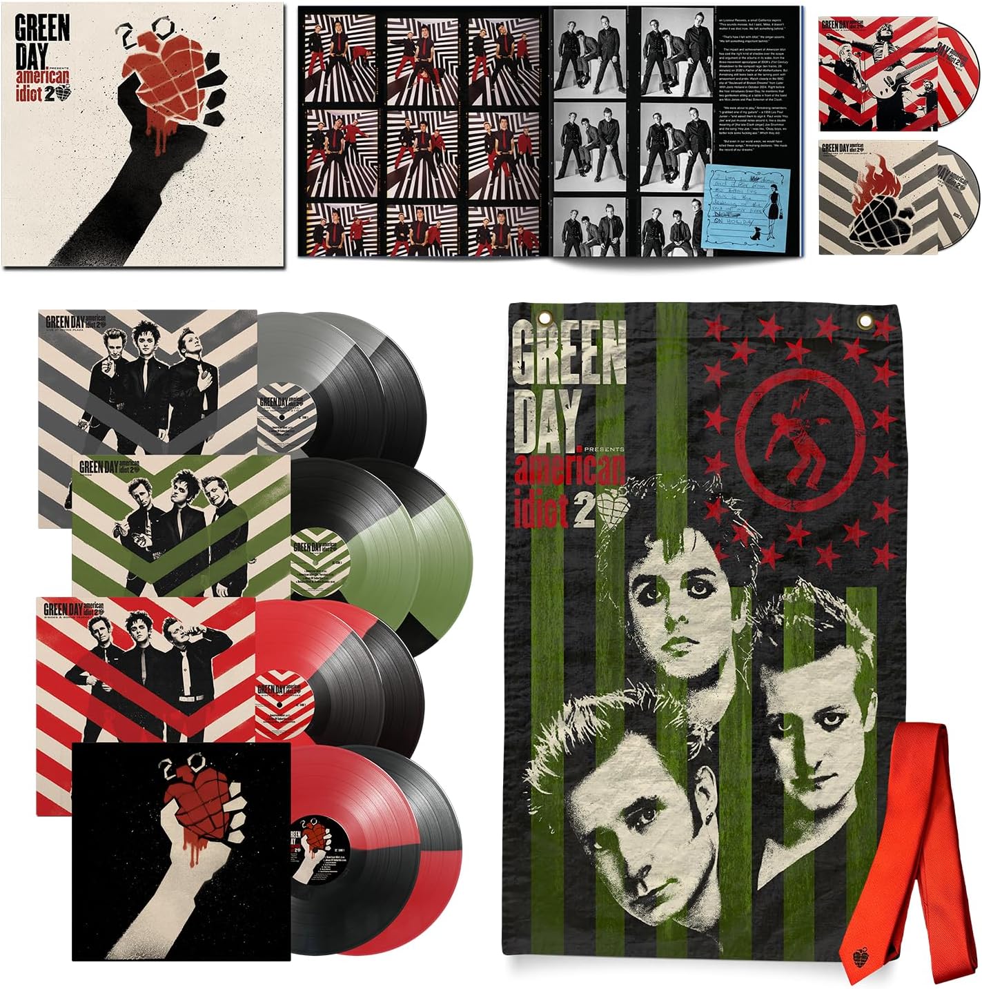 Green Day American Idiot 20Th Anniversario Cofanetto 6 Vinili Limitato