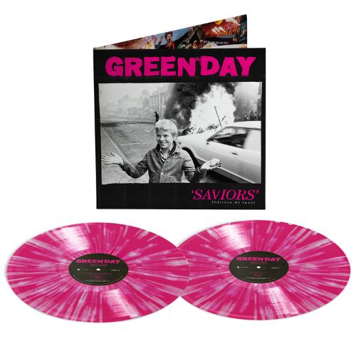 Green Day Saviors Deluxe Edition Doppio Vinile LP Bianco e Rosa Gatefold Limitato