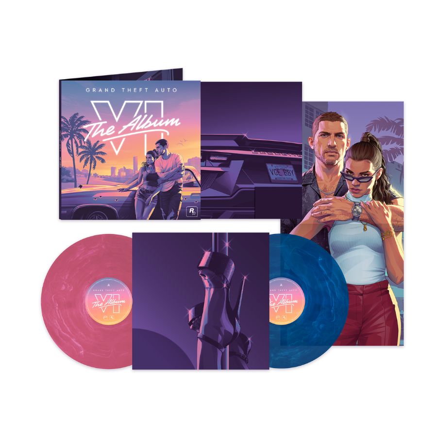Colonna Sonora Grand Theft Auto VI: The Album Doppio Vinile Rosa E Bianco & Blu E Bianco - Esclusiva Indie Pre Order Dal 20 Novembre