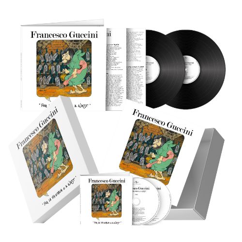 Francesco Guccini Fra La Via Emilia E Il West 40Th Anniversario Cofanetto 2 Cd 2 Lp Stampa