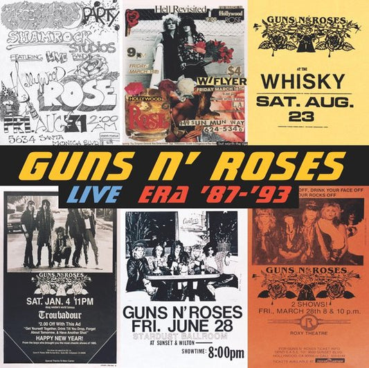 Guns N' Roses Live Era '87-'93 Box Set Limitato Quattro Vinile Colore Nero Lp