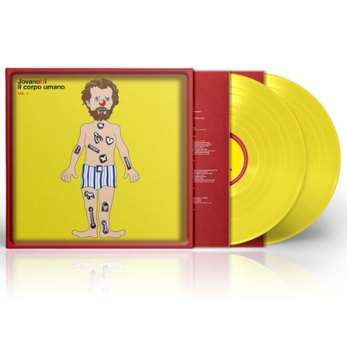 Jovanotti Il Corpo Umano Vol.1 Doppio Vinile Giallo Buste Personalizzate Poster