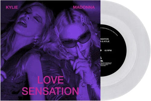 Madonna / Kylie Love Sensation Lp Vinile 7" Pollici Trasparente Limitato 45 Giri Pre Order Dal 16 Ottobre