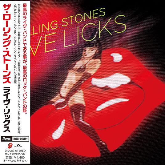 Rolling Stones – Live Licks (2004) | 2 SHM-CD | LTD Edition Miniature LP Pre Order Dal 25 Settembre