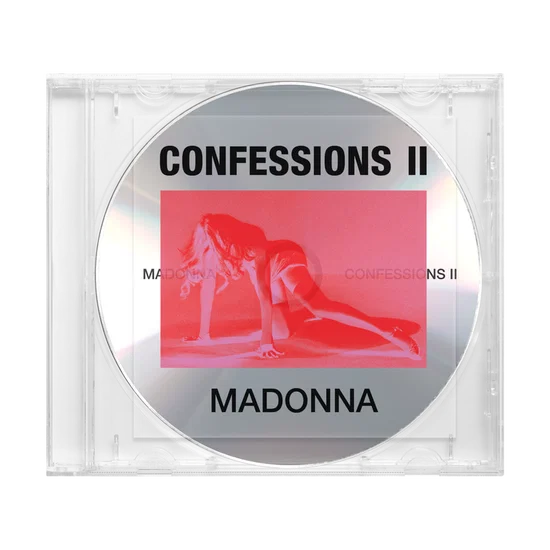 Madonna Confessions II CD Con custodia trasparente con adesivi stampati sul fronte e sul retro Pre Order Dal 3 Luglio