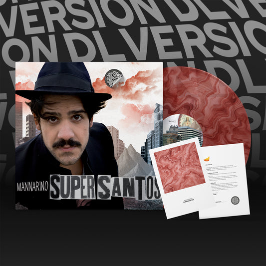 Mannarino Supersantos Vinile Marmorizzato Limitato Numerato 500 Copie Ristampa Esclusiva Indie