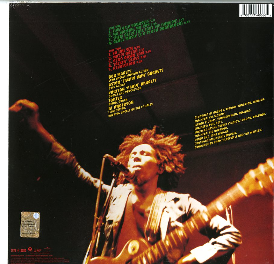 Bob Marley & The Wailers Natty Dread' Vinile LP