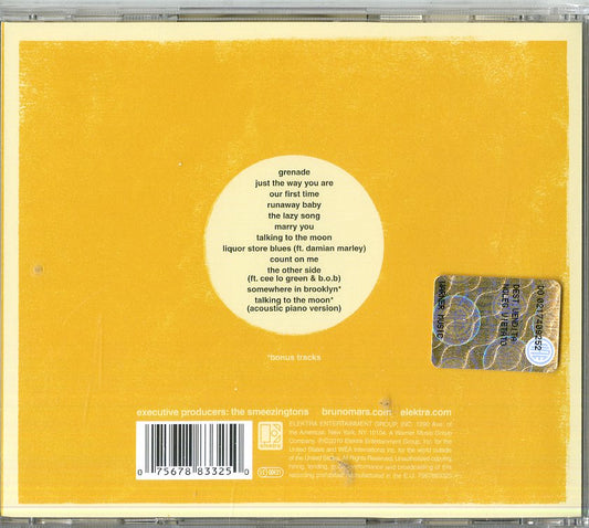 Bruno Mars Doo-Wops & Hooligans CD Bonus Tracks Edition