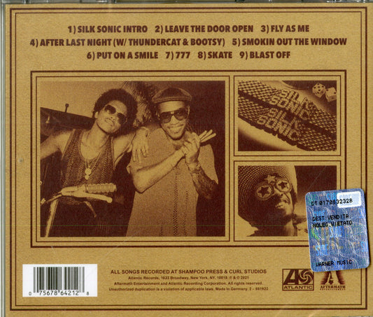 Bruno Mars & Anderson Paak (Silk Sonic) An Evening With Silk Sonic CD