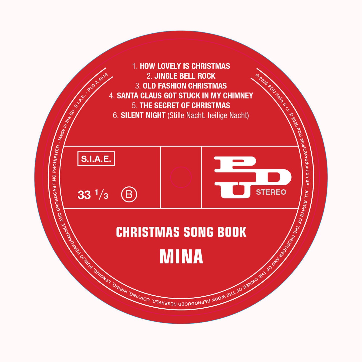 Mina Christmas Song Book Mina Vinile Rosso LP Remastered 2025 Pre Order Dal 5 Dicembre