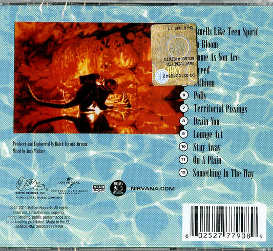 Nirvana Nevermind Remaster Cd
