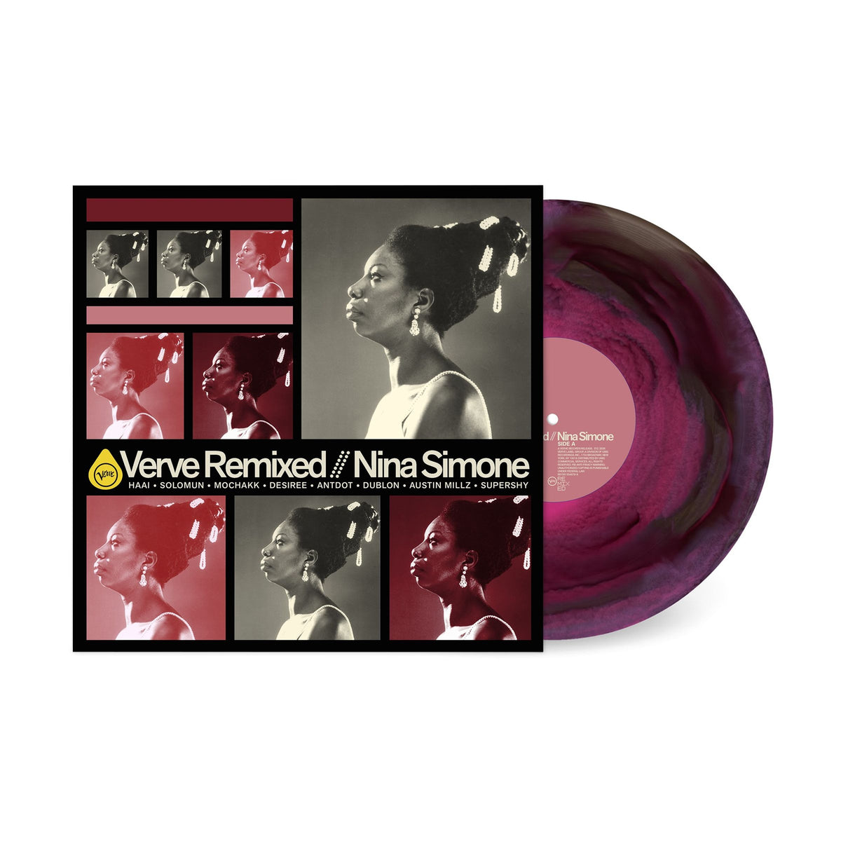 Nina Simone – Verve Remixed | LP Magenta Marmorizzato | Pre-order 16 ottobre 2026