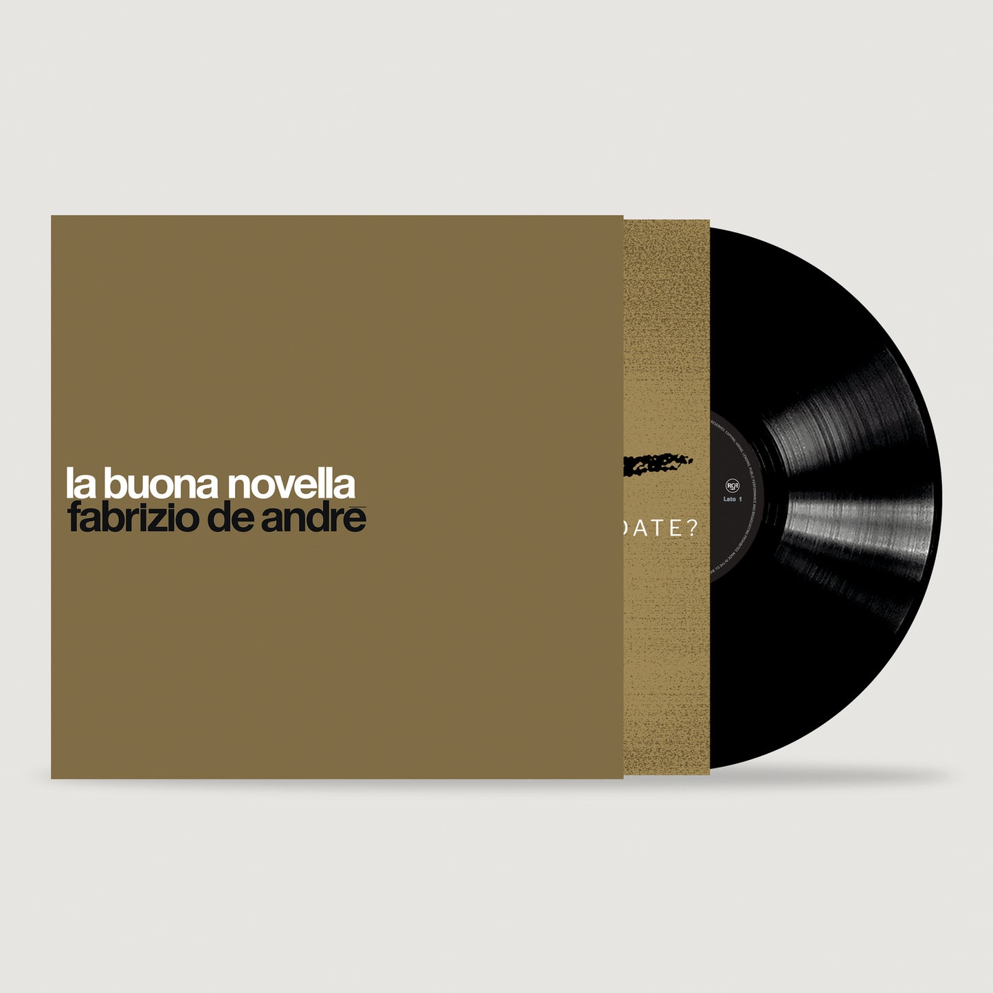 Fabrizio De Andre' La Buona Novella Vinile Nero 180 Gr.+ Nuovo Libretto Editoriale Edizione Way Point