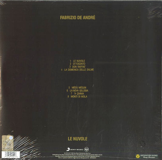 Fabrizio De André – Le nuvole | LP vinile nero