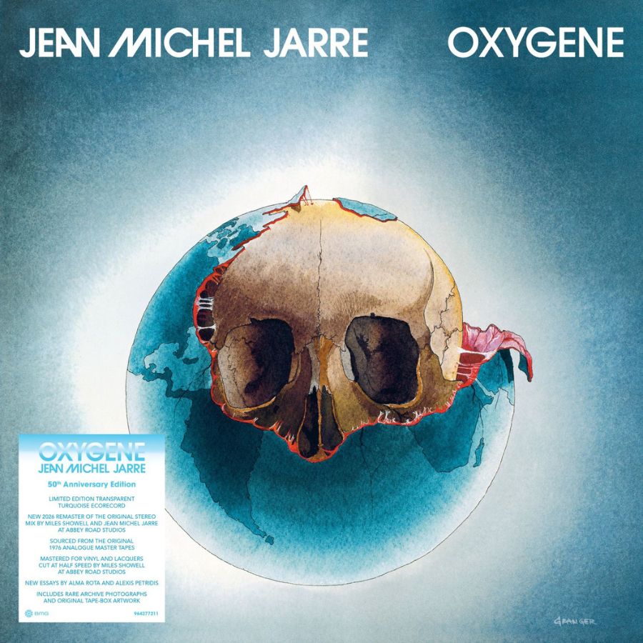 Jean-Michel Jarre – Oxygène 50th Anniversary Remastered Edition (LP Turchese Trasparente EcoRecord) | Pre-order 20 novembre 2026