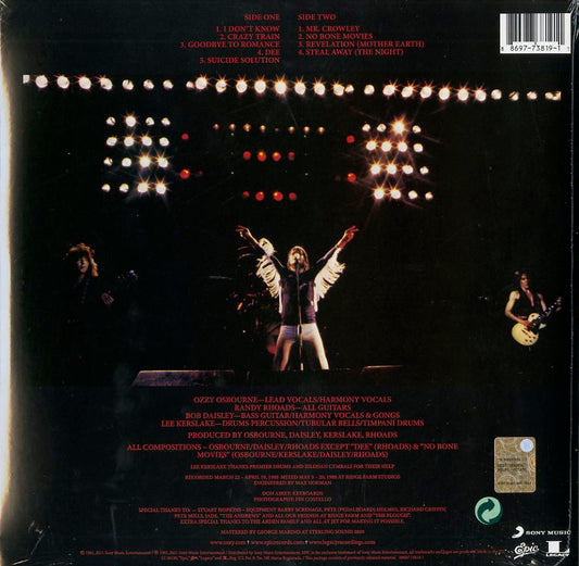 Ozzy Osbourne – Blizzard of Ozz | 30° anniversario LP nero 180 g | In offerta