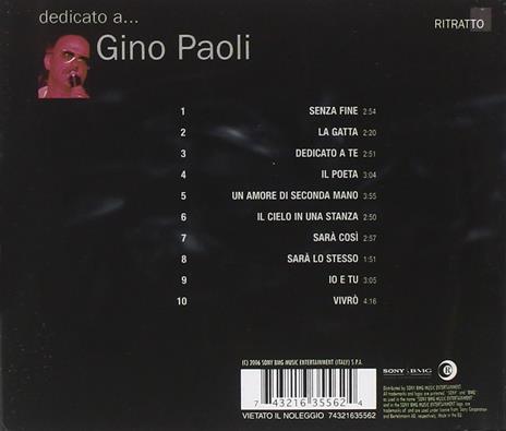 Gino Paoli Dedicato A... CD