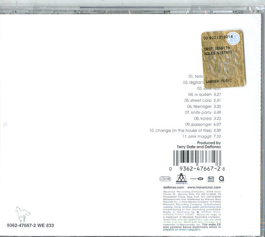 Deftones White Pony CD