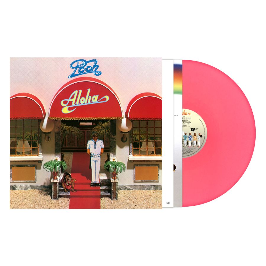 Pooh Aloha LP Vinile Rosa Limitato Con Inserto Numerato